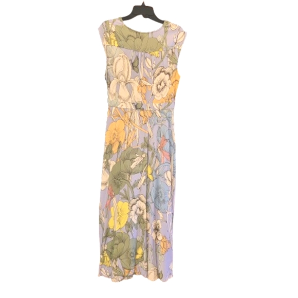 J. Crew Pastel Floral Maxi Dress Size 10 - Picture 7 of 10